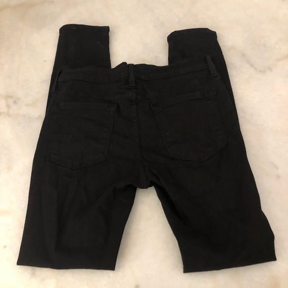 FRAME Le Skinny de Jeanne Ripped Skinny Jeans - Picture 4 of 14